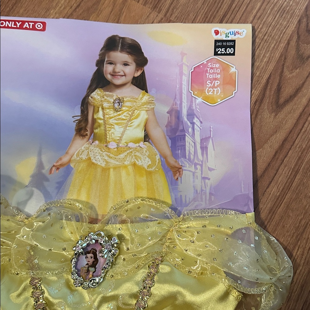 Disney Yellow Dress with Pink Accents - Picture 2 of 2